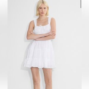 Aritzia White Mini Dress